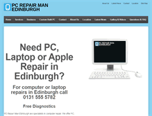Tablet Screenshot of pcrepairedinburgh.com